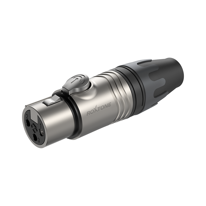 Conector XLR Hembra ROXTONE XF3NT - Profesional