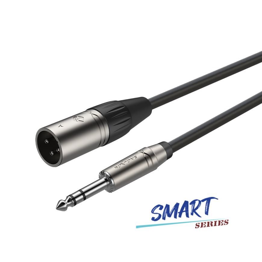 Cable ROXTONE SMXJ260 - Plug TRS Balanceado a XLR Macho