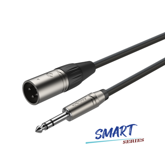 Cable ROXTONE SMXJ260 - Plug TRS Balanceado a XLR Macho