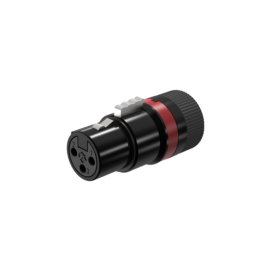 Conector XLR Hembra Giratorio ROXTONE LX3FH - Profesional