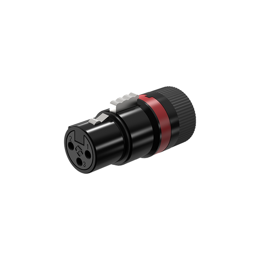 Conector XLR Hembra Giratorio ROXTONE LX3FH - Profesional