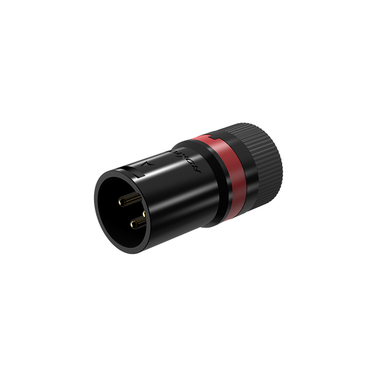 Conector XLR Macho Giratorio ROXTONE LX3MH - Profesional