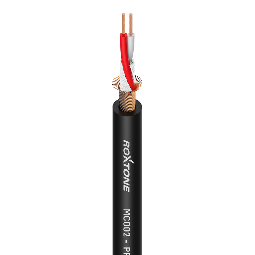 Rollo Cable para Micrófono Roxtone MC002 - 100 Metros