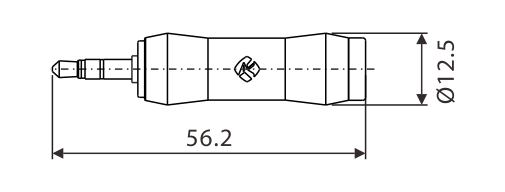 Adaptador ROXTONE RA3MJ3JF - 1/4" a 1/8" TRS Profesional