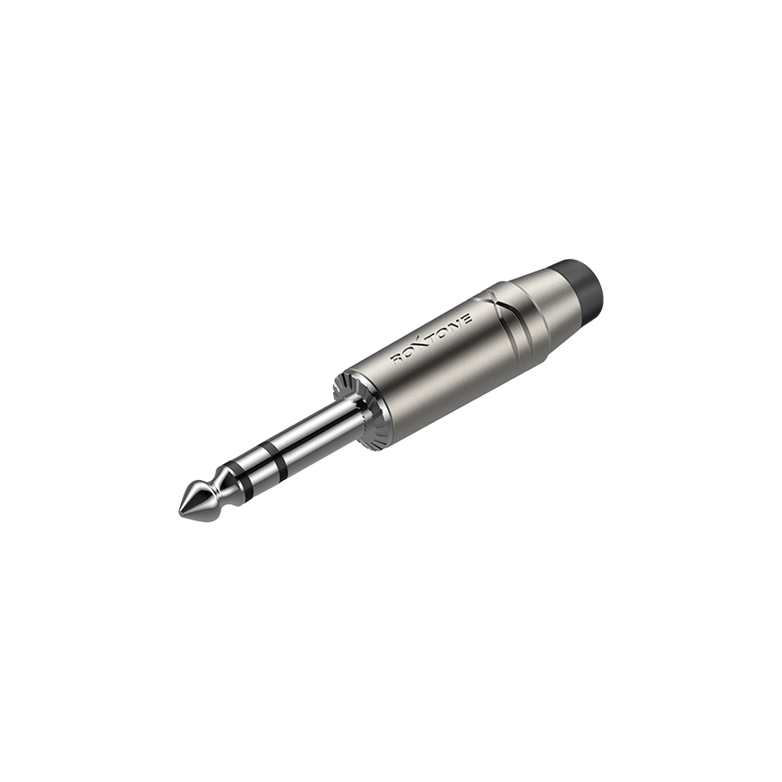 Conector TRS ROXTONE RJ3PP-NS-NN - Jack 6.3mm Profesional