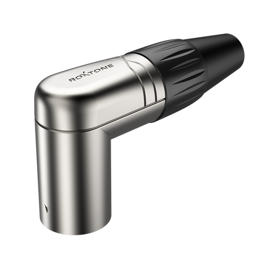Conector XLR Macho en L ROXTONE RX3RMPNT - Profesional