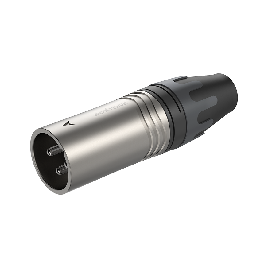 Conector XLR Macho ROXTONE XM3NT - Profesional